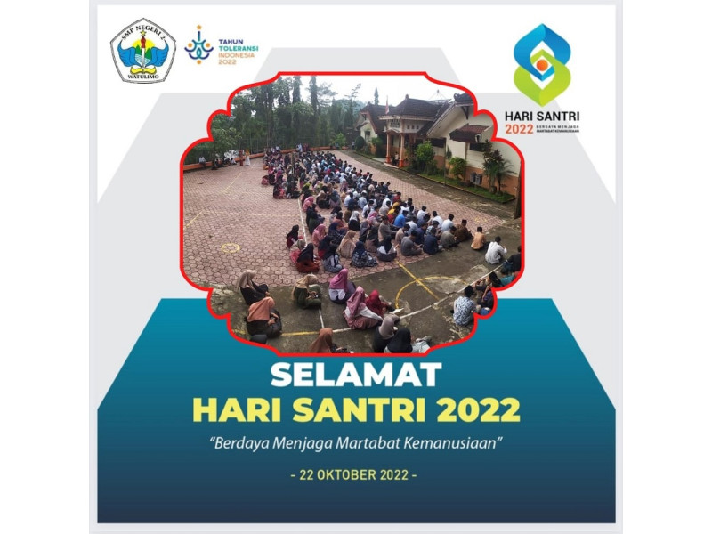 PERINGATAN MAULID NABI MUHAMMAD SAW DAN HARI SANTRI NASIONAL 2022
