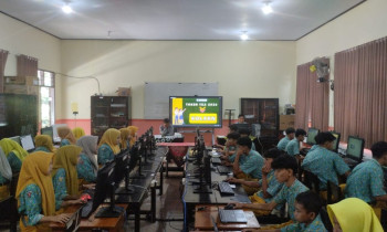 Sukses dan Tertib, 119 Siswa SMPN 2 Watulimo Rampungkan Tes Kemampuan Akademik 2026