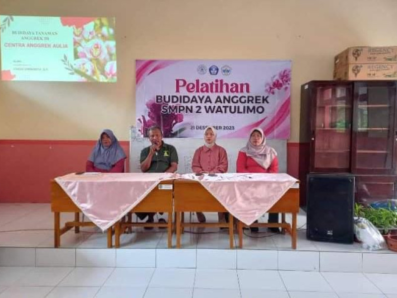 Pelatihan Budidaya Anggrek di Sekolah